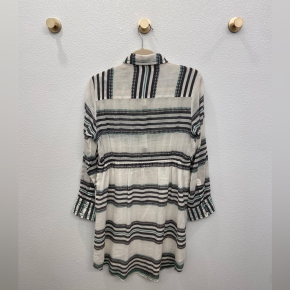 LOLA Australia Striped Button-Up Shirt Dress - Picture 3 of 12
